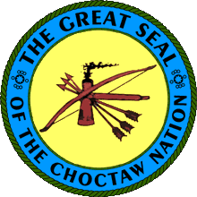 This image has an empty alt attribute; its file name is choctawseal.gif